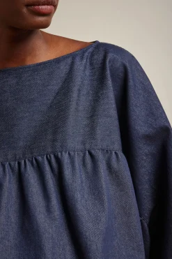 Blusa Con Arricci-Liviana conti Shop