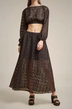Blusa Macrame'-Liviana conti Fashion