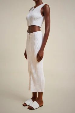 Crop Top Con Zip-Liviana conti Cheap