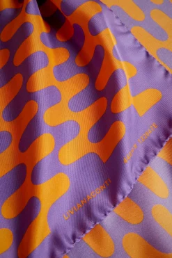 Foulard Stampa Onde-Liviana conti Online
