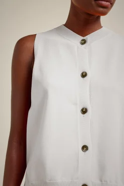 Gilet Con Bottoni-Liviana conti Store
