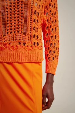 Maglia Effetto Pizzo-Liviana conti Cheap