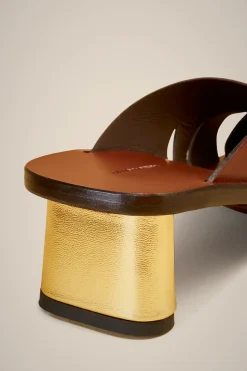 Mule Motivo Cut Out-Liviana conti Clearance