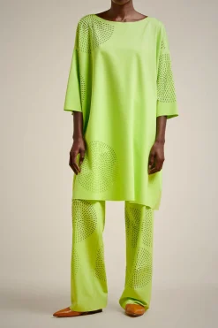 Pantalone Con Laser-Liviana conti Shop
