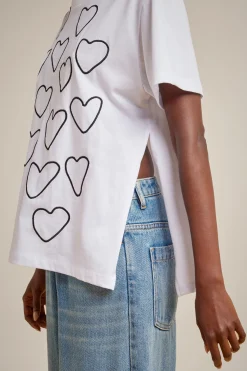 T-Shirt Ricamo-Liviana conti Hot