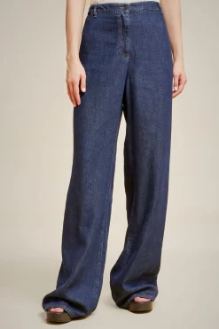 Wide-Leg Jeans-Liviana conti Sale